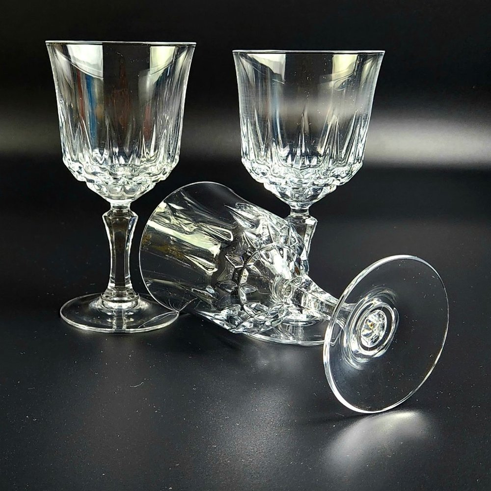 Vintage Water Goblet St. Germain by CRISTAL D'ARQUES-DURAND - Set of 3